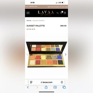 Lavaa Sunset Eyeshadow Palette